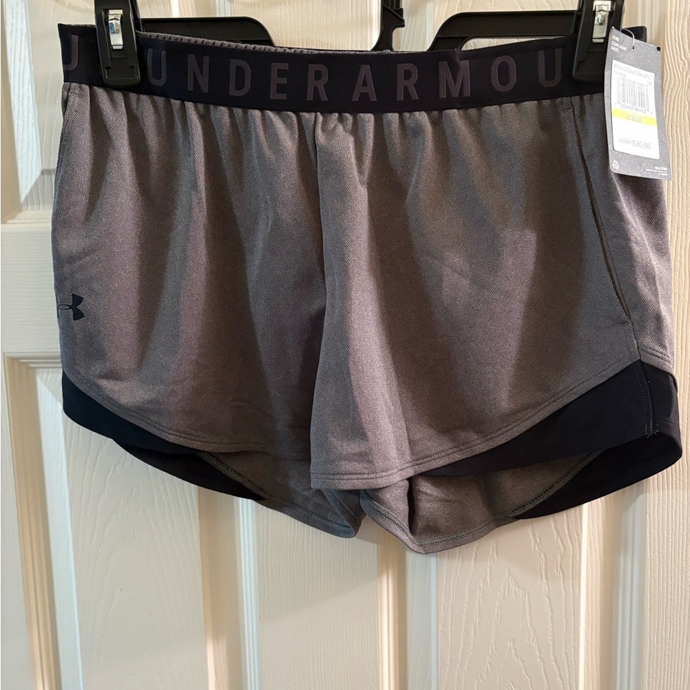 Under Armour Women's Loose Fit Shorts - Gray